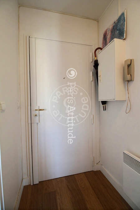 Entrée Appartement meublé - 38m²  - 1 chambre - Convention - Paris