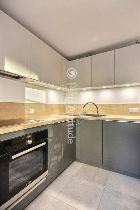 Cozinha Apartamento mobilado - 54m²  - 2 quartos - Arc de Triomphe - Paris