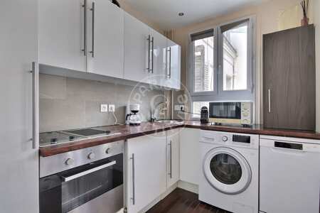 Küche Möblierte studio - 23m²  - Parc Monceau - Paris