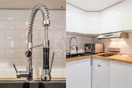 Cozinha Quitinete mobilado - 17m² - Neuilly-sur-Seine