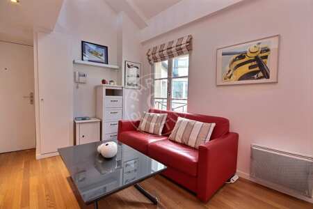 Living room Furnished apartment - 30m²  - 1 bedroom - Champs-Elysées - Paris