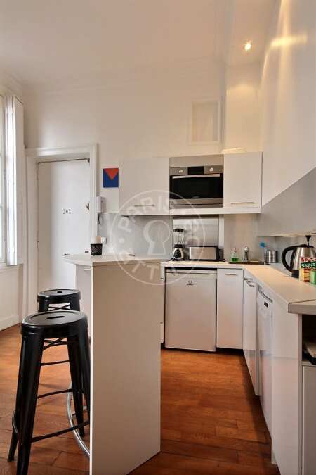 Cocina Piso amueblado - 40m²  - 1 dormitorio - Saint-Paul - París