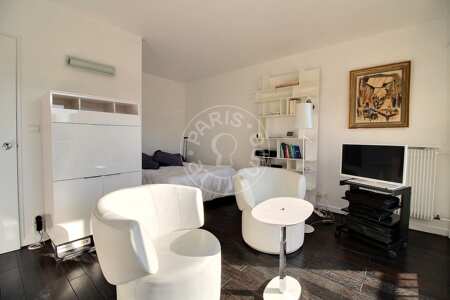 Wohnzimmer Möblierte studio - 29m²  - Buttes-Chaumont - Paris