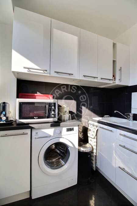 Küche Möblierte studio - 29m²  - Buttes-Chaumont - Paris