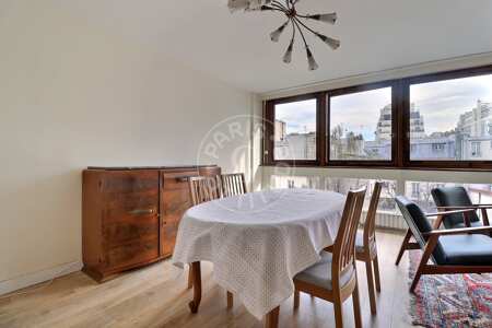 Salle à manger Appartement meublé - 70m²  - 2 chambres - Montparnasse - Paris