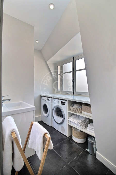 Badezimmer Möblierte wohnung - 43m²  - 2 Zimmer - La Muette / Bois de Boulogne - Paris