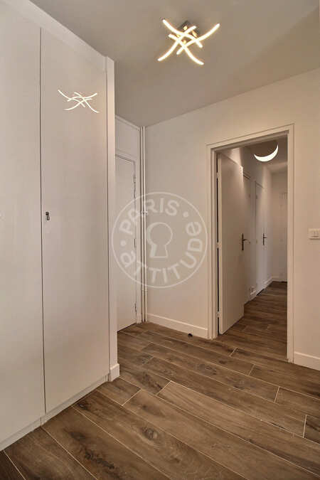 Entrée Appartement meublé - 64m²  - 2 chambres - Place Monge - Paris