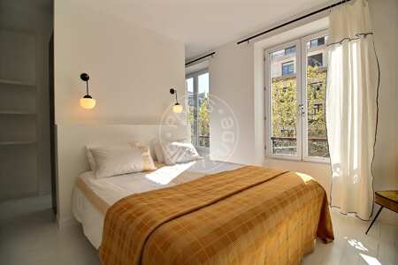 Camera da letto Appartamento arredato - 50m²  - 1 locale - Miromesnil - Parigi