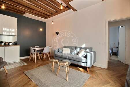 Salotto Appartamento arredato - 42m²  - 1 locale - Strasbourg Saint-Denis - Parigi