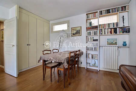 Dining room Furnished apartment - 55m²  - 1 bedroom - Place Monge - Paris