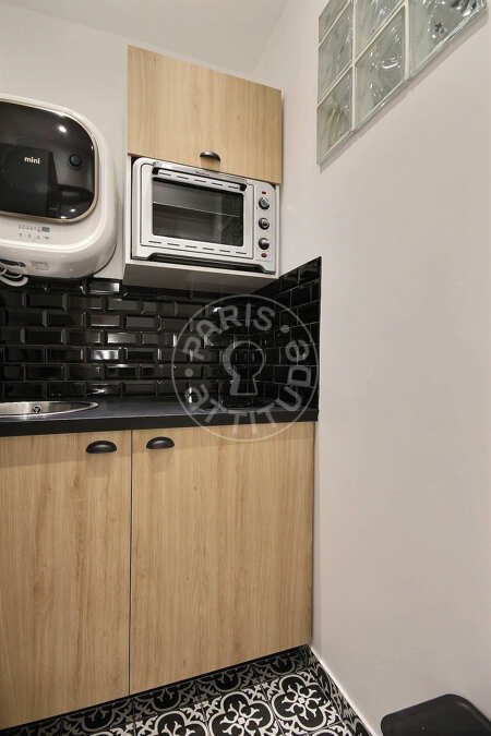 Cucina Appartamento arredato - 20m²  - 1 locale - Charonne - Parigi