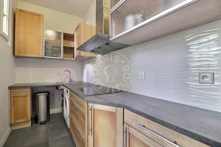 Cocina Piso amueblado - 33m²  - 1 dormitorio - Gambetta - París