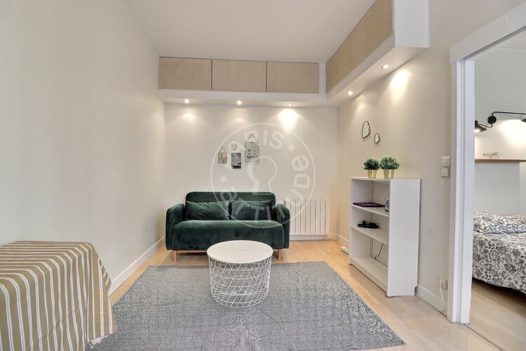 Salon - 1 chambre meublé - Paris 75020 - 13584