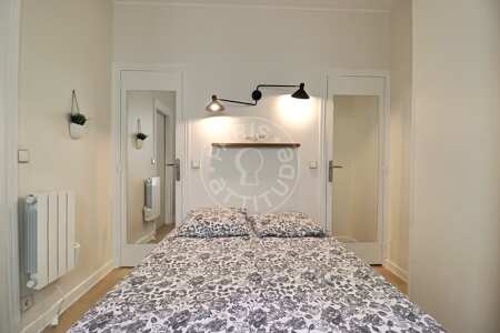 Dormitorio Piso amueblado - 33m²  - 1 dormitorio - Gambetta - París