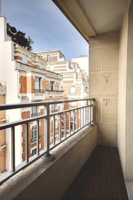 Terrasse Appartement meublé - 47m²  - 1 chambre - Gambetta - Paris