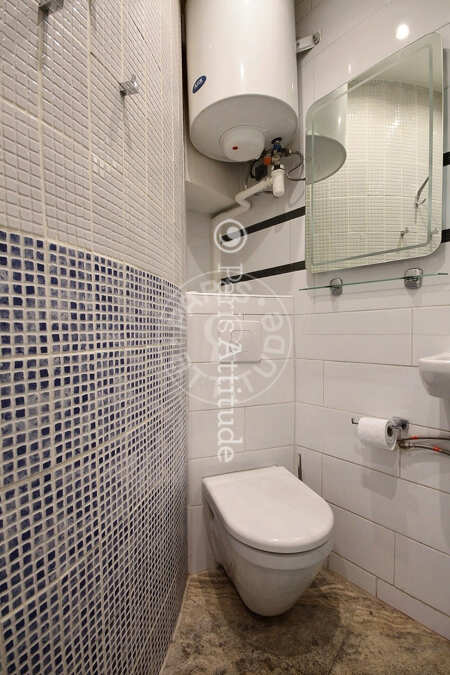 Bathroom Furnished apartment - 26m²  - 1 bedroom - Arc de Triomphe - Paris