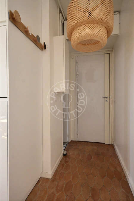 Entrada Apartamento mobilado - 38m²  - 1 quarto - Gambetta - Paris
