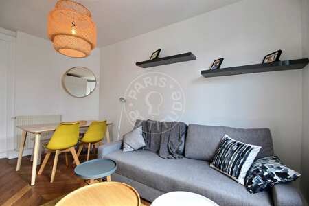 Sala Apartamento mobilado - 38m²  - 1 quarto - Gambetta - Paris