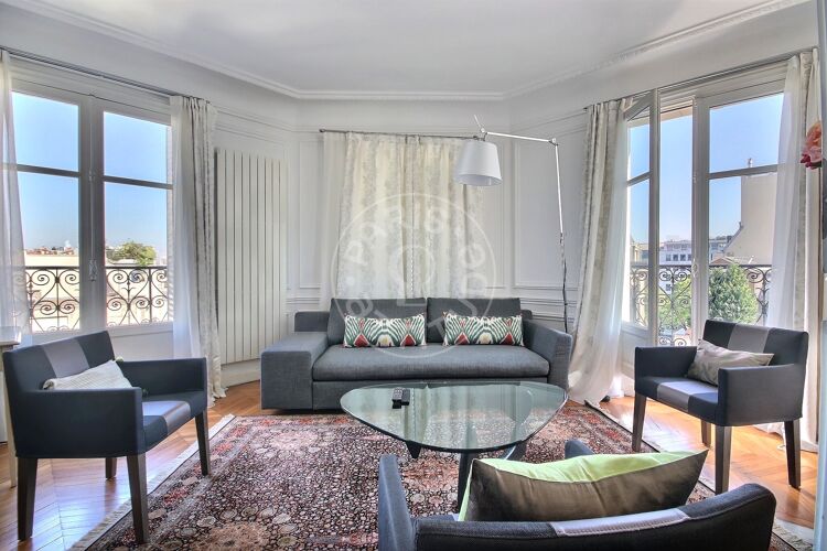 Wohnzimmer - Möblierte 2 Zimmer - Paris 75016 - 13593