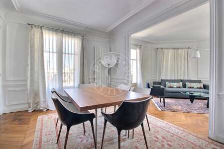 Dining room Furnished apartment - 112m²  - 2 bedrooms - Arc de Triomphe - Paris