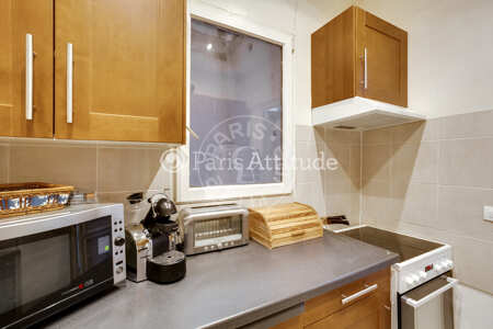 Cuisine Appartement meublé - 135m²  - 2 chambres - Champs-Elysées - Paris