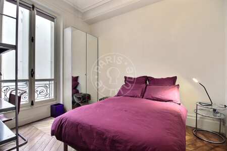Schlafzimmer Möblierte wohnung - 100m²  - 2 Zimmer - République - Paris