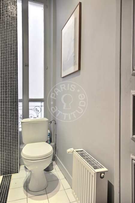 WC Möblierte wohnung - 100m²  - 2 Zimmer - République - Paris