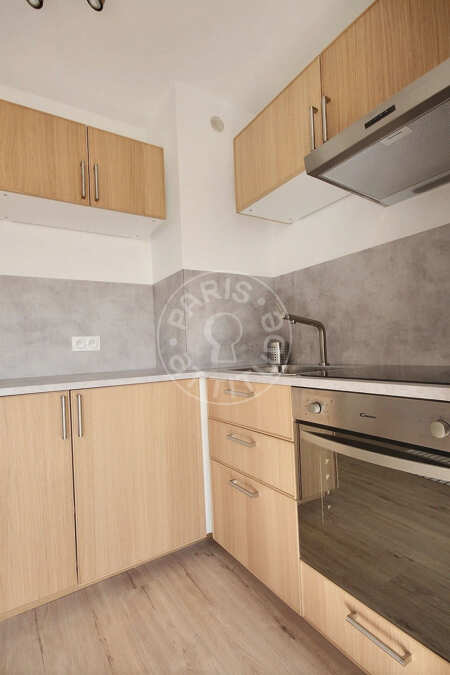 Cuisine Studio meublé - 27m²  - Sacré-Cœur - Paris