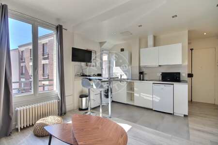 Wohnzimmer Möblierte studio - 22m²  - Levallois-Perret