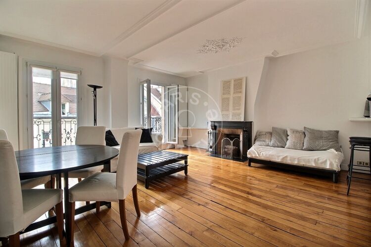 Living room - Furnished 1 bedroom - Paris 75005 - 13617