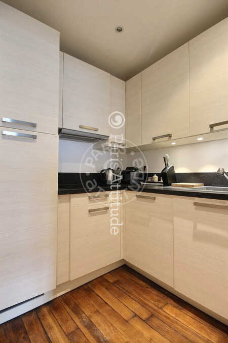 Cuisine Appartement meublé - 29m²  - 1 chambre - Batignolles - Paris