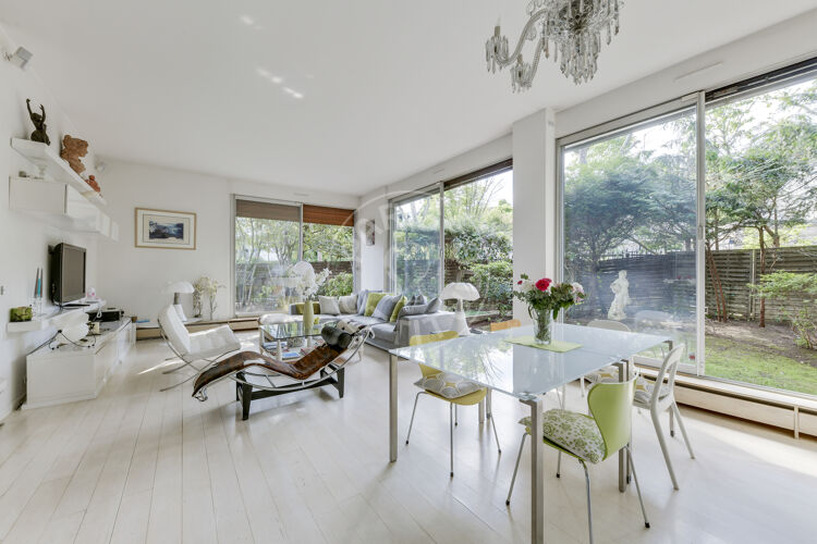 Living room - Furnished 3 bedrooms - Neuilly-sur-Seine 92200 - 13620