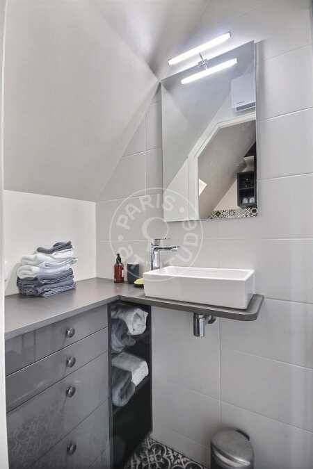 Casa de banho Apartamento mobilado - 25m²  - 1 quarto - Châtelet - Paris