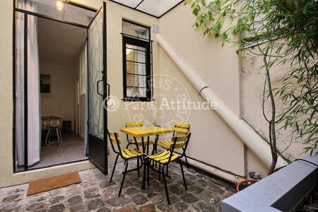 Terraço Quitinete mobilado - 16m²  - Tolbiac - Paris