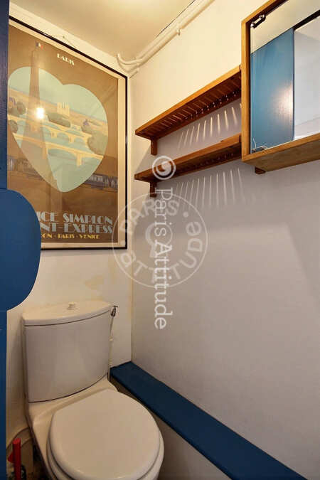 Toilettes Loft meublé - 48m²  - 1 chambre - Place d'Italie - Paris
