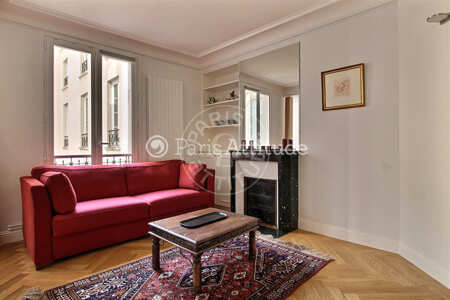 Sala Apartamento mobilado - 89m²  - 2 quartos - Pyramides / Palais Royal - Paris