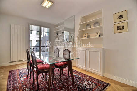 Sala de jantar Apartamento mobilado - 89m²  - 2 quartos - Pyramides / Palais Royal - Paris