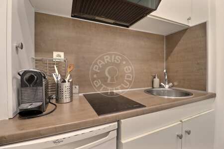 Cozinha Quitinete mobilado - 20m²  - Parc Monceau - Paris