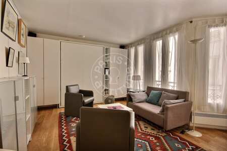 Salon Studio meublé - 21m²  - Châtelet - Paris