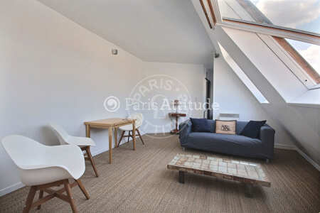 Sala Apartamento mobilado - 37m²  - 1 quarto - Centre George Pompidou - Paris