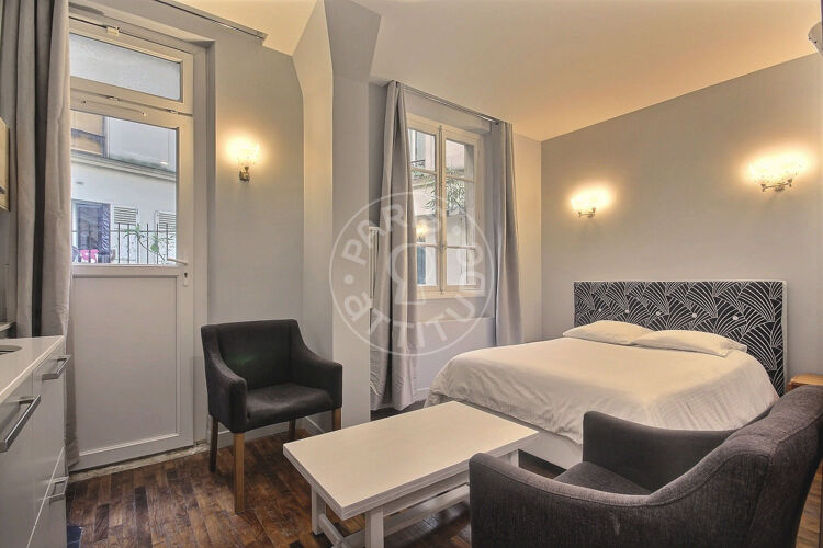 Living room - Furnished studio - Paris 75018 - 13655