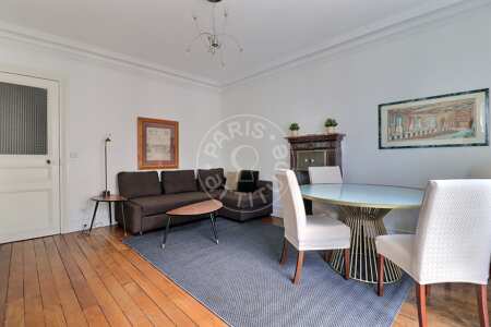 Wohnzimmer Möblierte wohnung - 50m²  - 1 Zimmer - Batignolles - Paris