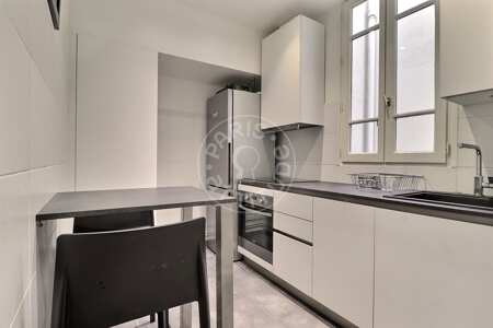 Küche Möblierte wohnung - 50m²  - 1 Zimmer - Batignolles - Paris