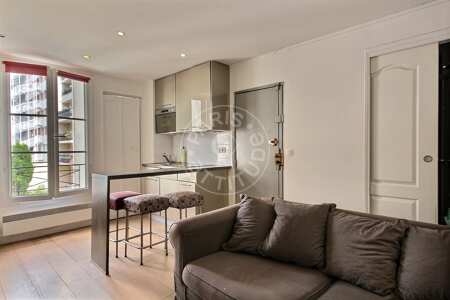 Salotto Appartamento arredato - 32m²  - 1 locale - Motte-Piquet Grenelle - Parigi