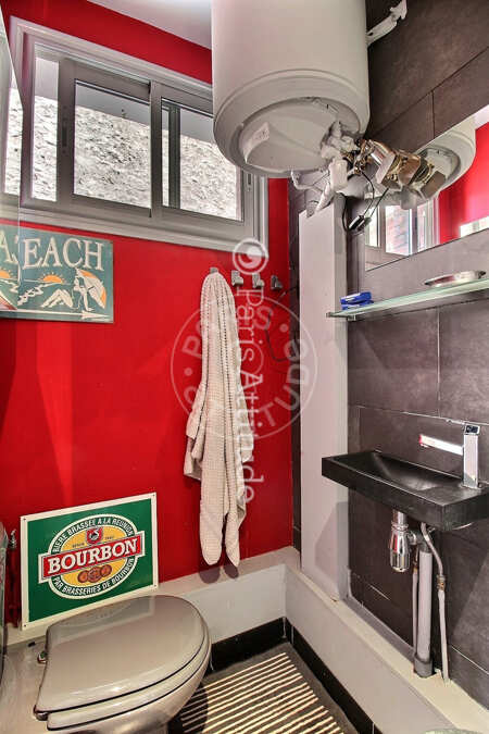 WC Apartamento mobilado - 65m²  - 1 quarto - Asnières-sur-Seine