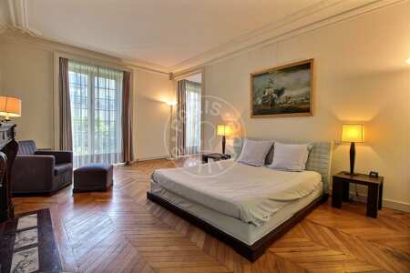 Dormitorio Piso amueblado - 190m²  - 2 dormitorios - Saint-Germain - París