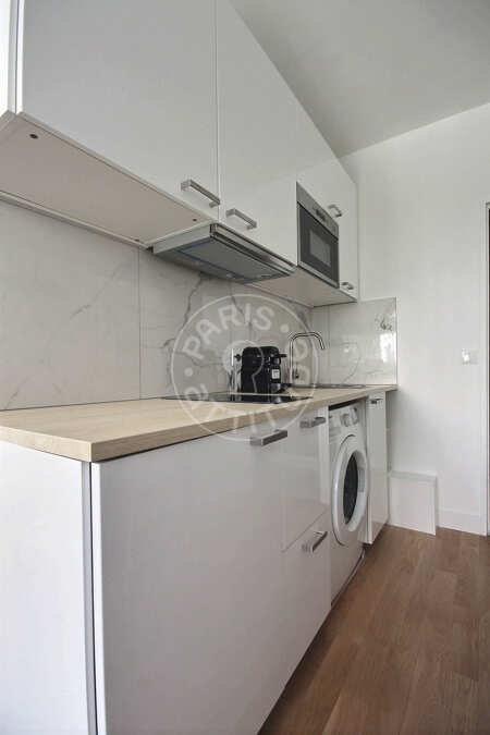 Cozinha Quitinete mobilado - 15m²  - Jasmin / Mozart - Paris