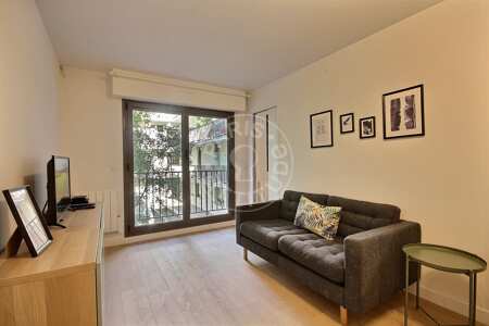 Living room Furnished apartment - 35m²  - 1 bedroom - Tolbiac - Paris