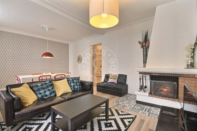 Salotto - 2 locali arredato - Parigi 75018 - 13684