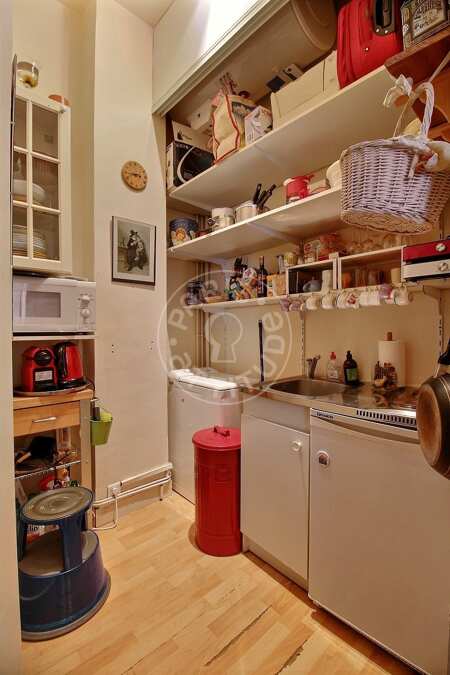 Küche Möblierte wohnung - 41m²  - 1 Zimmer - Porte Maillot / Palais des Congrès - Paris